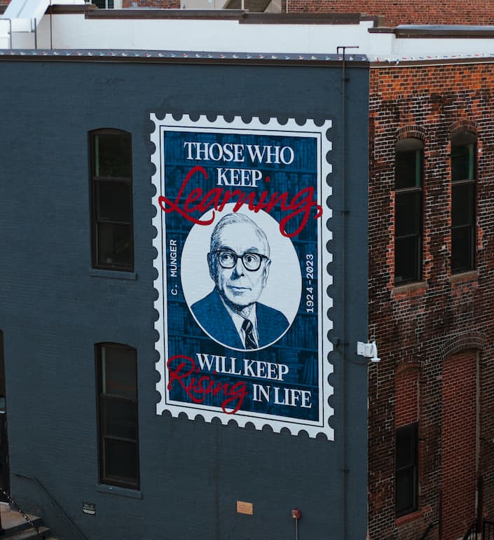 Charlie Munger Mural